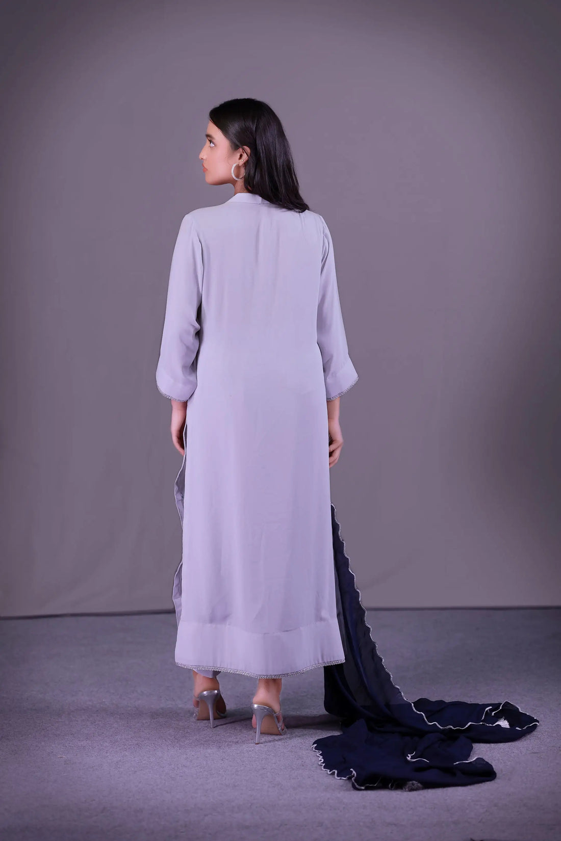 Khamosh Phool -  by Sarah Tareen | Pakistani Luxury Fashion